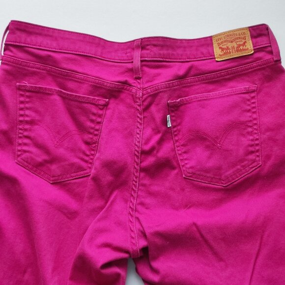 Levi's 414 classic straight jeans women's size 16W magenta - Picture 4 of 15